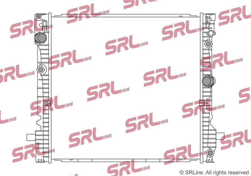 Radiator Bmw X3 G01 17-, X4 G02 18-, motor: 3.0 R6 T, intrare/iesire conectare rapida, 613x585x26, SRLine, Aluminiu/ Plastic brazat, 17118642746; 17119797808