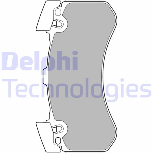 DELPHI set placute frana,frana disc