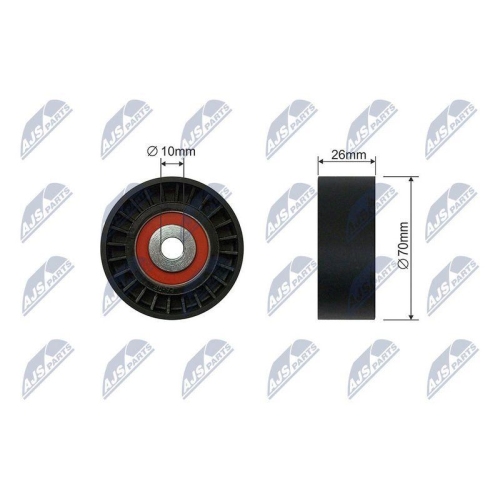 Rola ghidare curea transmisie Ford Mondeo, Galaxy, S-Max, Land Rover Freelander 2 2.2 Tdci 2008-2014, 281-26