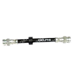 Furtun frana Seat Ibiza 2 (6k1) 09.1993-08.1999, Vw Polo (6n1) 10.1994-10.1999, Polo (6n2) 10.1999-09.2001, Polo Classic (6kv2) 12.1995-09.2001, Spate, Lungime 166mm, Delphi LH0295