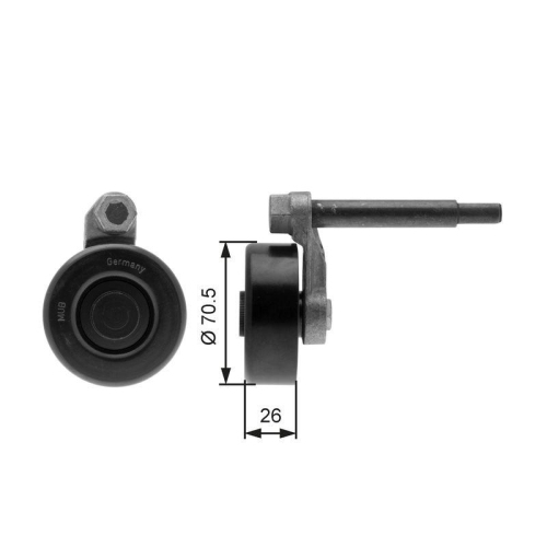 GATES Intinzator curea, curea distributie DriveAlign&trade;