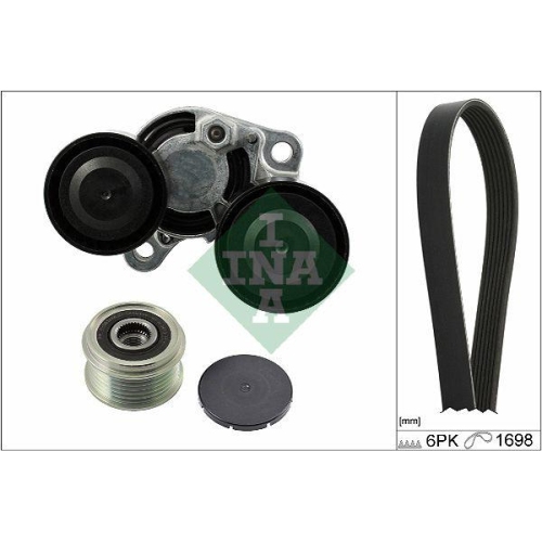 Schaeffler INA Set curea transmisie cu caneluri