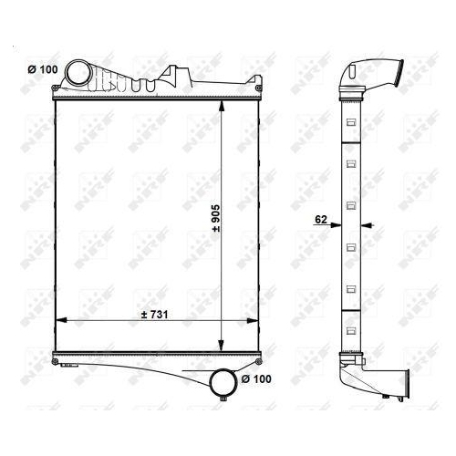 NRF Intercooler, compresor