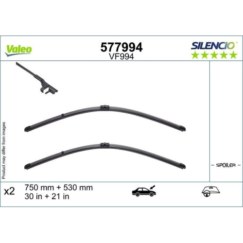 VALEO lamela stergator SILENCIO FLAT BLADE SET