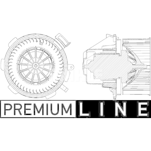 MAHLE Ventilator, habitaclu BEHR *** PREMIUM LINE ***