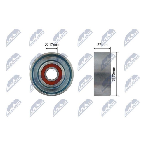 Rola ghidare curea transmisie Honda City 5 1.3 I-Vtec 2008-, Civic Ix (Fk) 1.4 I-Vtec 2012-2016, Jazz 3 1.2, 1.3 2008-, 500097