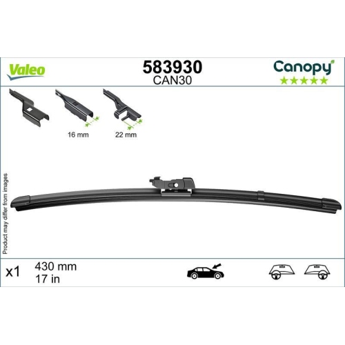 VALEO lamela stergator CANOPY