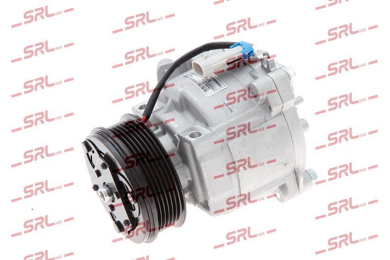 Compresor AC nou Chevrolet Aveo 11-, Trax 12-; Opel Adam 13-, Mokka/Mokka X 12-, motor: 1.6, Mitsubishi type: QS90, Diam. fulie (mm) 95, SRLine, 1618430; 1618509