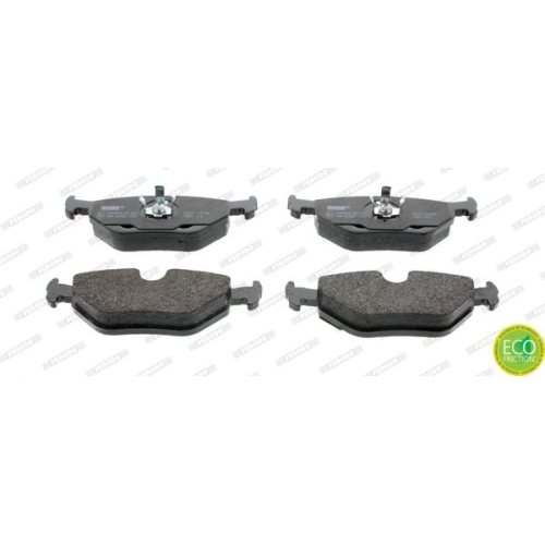 Set placute frana spate FERODO, Bmw Seria 3 (E36), 1990-1998, Z1 06.1988-06.91, Z3 (E36), 04.1997-06.03, Z4 (E86), 03.06-01.09, partea, pentru vehicule cu ASB, spate; puntea spate; Sistem de franare : hidraulic
