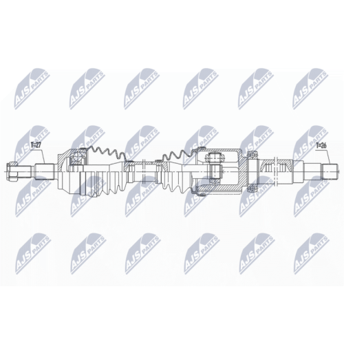 Planetara Ford Tourneo, Grand Tourneo Connect 1.5tdci 2015-, 1.6tdci 2013-, Transit Connect 1.5tdci 2016-, 1.6tdci 2013-, Dreapta, CV Manuala, NPW-FR-163