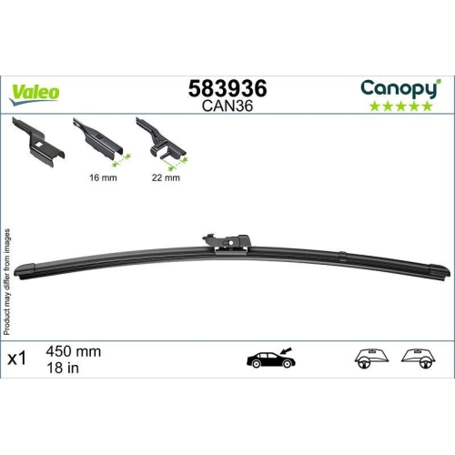 VALEO lamela stergator CANOPY