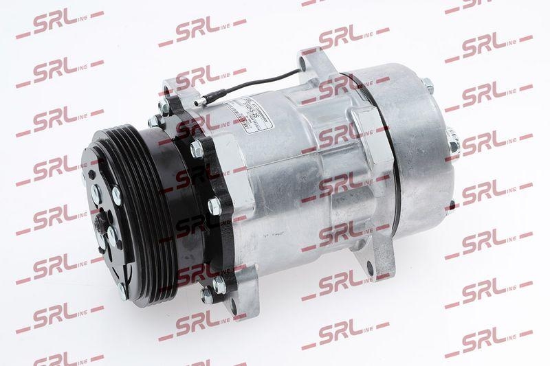 Compresor AC nou Citroen Jumper 94-02; Fiat Ducato 94-01; Peugeot Boxer 94-02, motor: 2.5 D, 2.5 TD, 2.5 TDI, 2.8 D, 2.8 HDI, 2.8 TDI, tip Sanden: SD7H15, Diam. fulie (mm) 117, SRLine, 514470100; 6453.G5