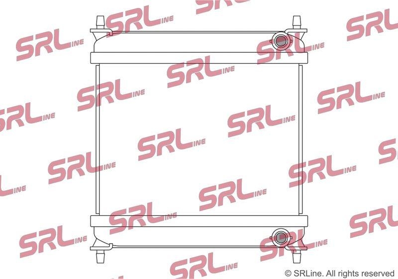 Radiator Bmw X3 G01 17-, X4 G02 18-, motor: 2.0 T, 3.0 d, 3.0 R6 T, radiator auxiliar; intrare/iesire conectare rapida, 230x175x32, SRLine, Aluminiu/ Plastic brazat, 17118630028; 17119468698