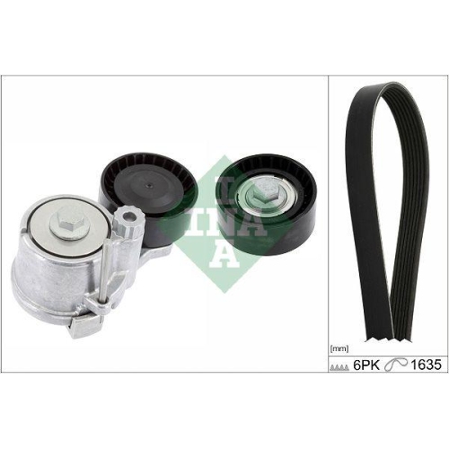 Schaeffler INA Set curea transmisie cu caneluri
