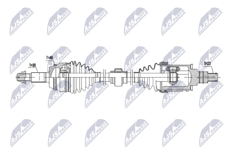 Planetara Lexus Rx330 2003-2005, Rx350 2006-2008; partea din fata, stanga, cutie viteze automata; 43420-0E011; NTY, aftermarket