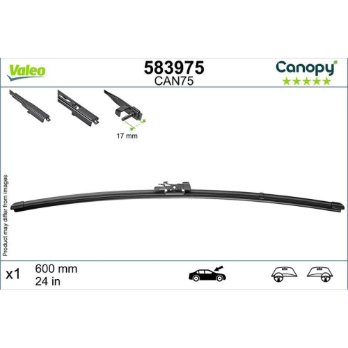 VALEO lamela stergator CANOPY