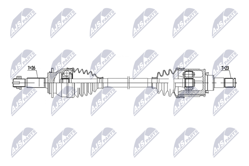 Planetara Lexus Rx350 2009-2015; partea din spate, stanga = dreapta, cutie viteze automata; 42340-48090; NTY, aftermarket