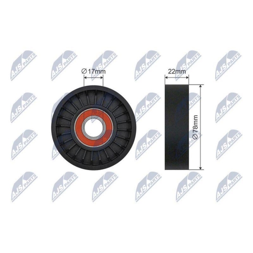 Rola ghidare curea transmisie Kia Carnival 2.9 Td 1999-2006 , 213-87