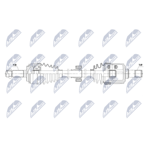 Planetara Honda Civic 1.6i-Dtec 2013-2016, Stanga, CV Manuala, 44306-TA9-E01