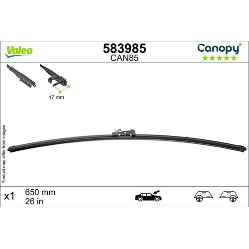 VALEO lamela stergator CANOPY