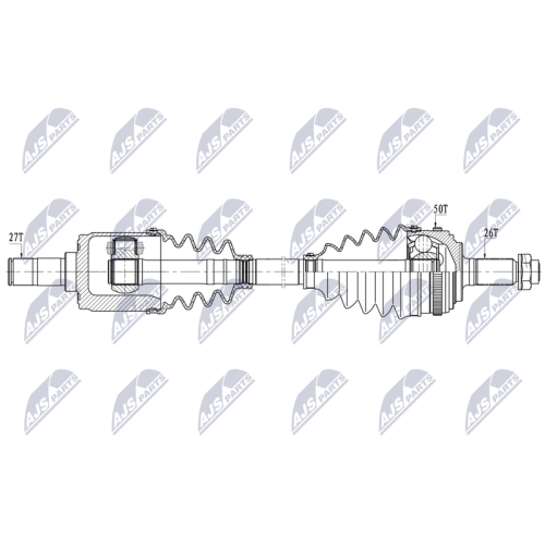 Planetara Honda Civic 1.6vti 1992-2001, Dreapta, 44010-SR3-J53