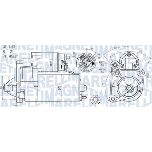 Electromotor Opel; Renault; Suzuki, 1.9 D, 1.8 16V, 1.8, 2.0, 1.9 D Eco, 2.0 16V, 2.0 i, 1.4, 1.9 TD 4WD