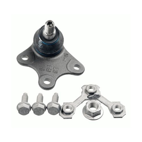 Pivot rotula Audi A2 (8z0); Seat Cordoba (6l2), Ibiza 4 (6l1); Skoda Fabia 2 5J, Fabia 1 (6y), Roomster (5j); Vw Fox (5z1, 5z3), Polo (9n) Lemf&ouml;rder 2552502, parte montare : punte fata, dreapta, inferior, exterior