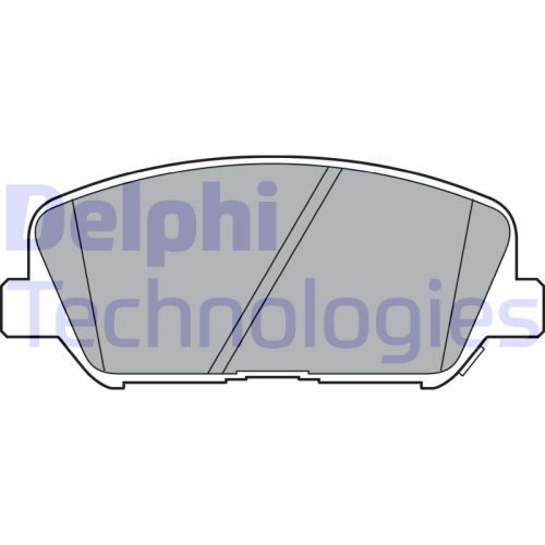 DELPHI set placute frana,frana disc