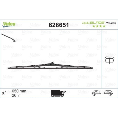 VALEO lamela stergator OPTIBLADE TRUCKS