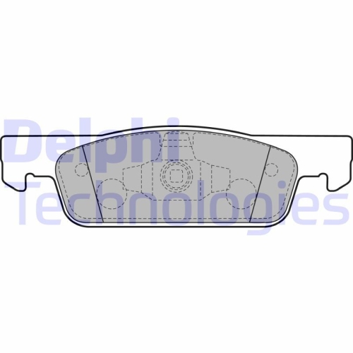 DELPHI set placute frana,frana disc