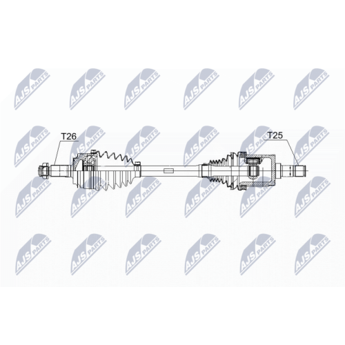 Planetara Honda Civic 4d 1.8, 2.0 2006-2011, Stanga, CV Automata, 44306-SNE-A01