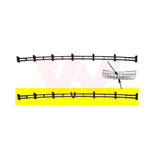 Grila bara protectie Opel Astra G (F48, F08) Van Wezel 3742599, parte montare : fata