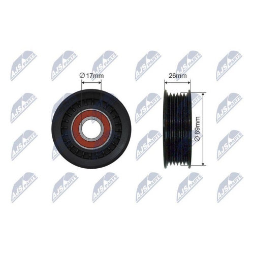 Rola ghidare curea transmisie Mazda 6, Mpv, Mx-5 2002-2014, 274-00 Rola ghidare curea transmisie Mazda 6, Mpv, Mx-5 2002-2014, 274-00