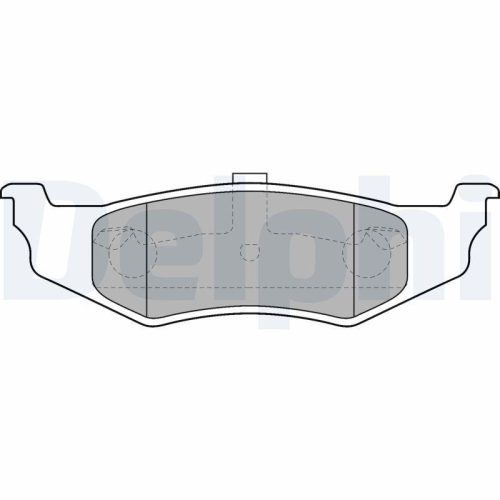 DELPHI set placute frana,frana disc