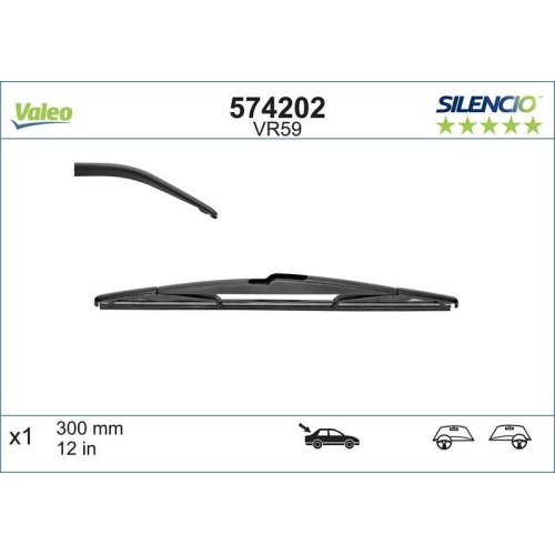 VALEO lamela stergator SILENCIO REAR
