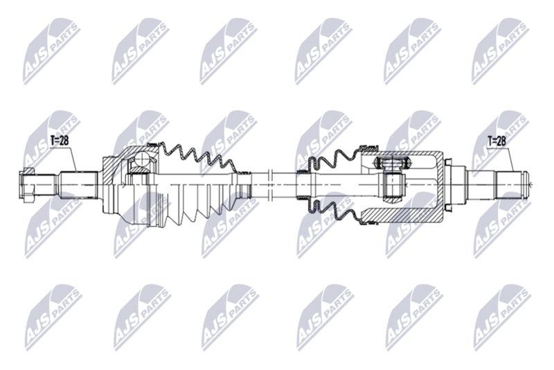 Planetara Mazda 3 (BM, BN) 1.5, 2.0 2013-2019; partea din fata, stanga, cutie viteze manuala; FTC32560X; NTY, aftermarket