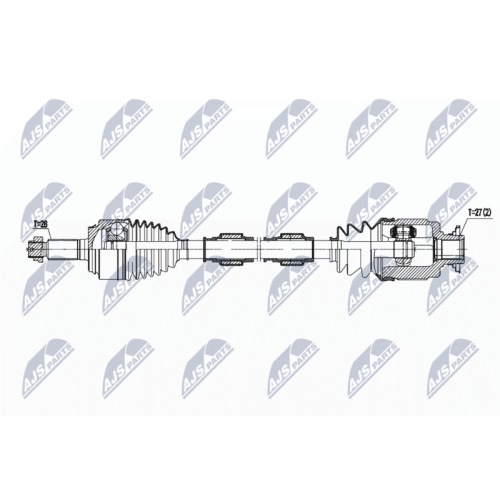Planetara Honda Civic X CVt 2016-, Stanga, 44305-TET-H00