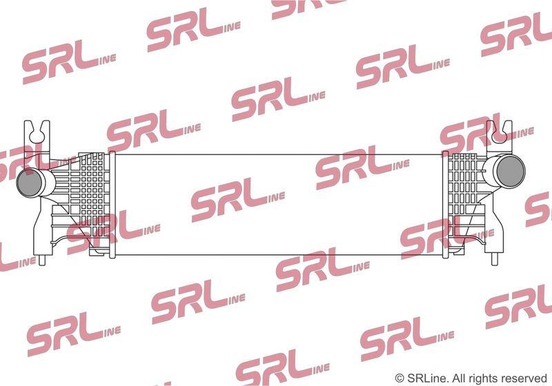 Intercooler Suzuki Sx4 13-, Vitara 15-, motor: 1.6 DDiS, 520x160x50, SRLine, Aluminiu/ Plastic brazat, 1362055P00; 1362062M00