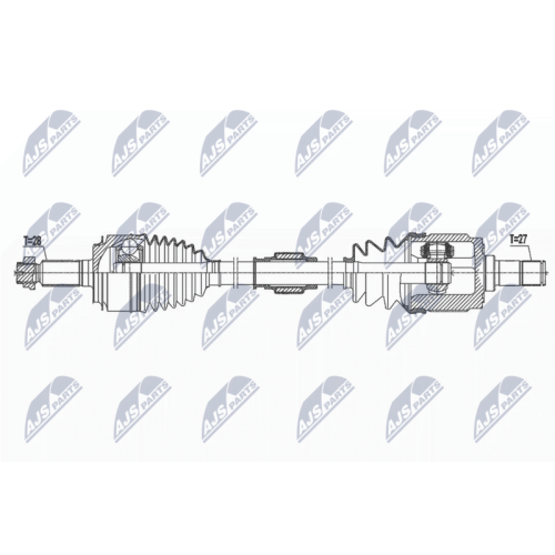Planetara Honda Civic X CVt 2016-, Dreapta, 44306-TET-H00