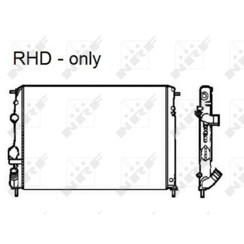 Radiator racire motor Nrf 58326