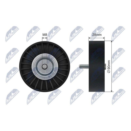Rola ghidare curea transmisie Mercedes B, C, E-Class (W245, W204, W211), Sprinter (906) 2008-, 29-00