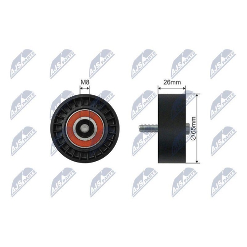 Rola ghidare curea transmisie Mercedes C, E, S -Class (W204, W211, W212, W220, W221) 55, 63 Amg, 500315