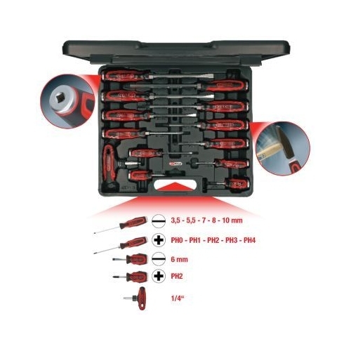 KS TOOLS Set surubelnite