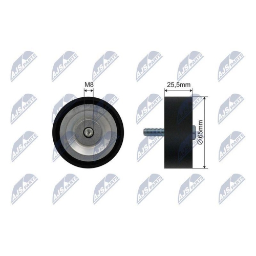 Rola ghidare curea transmisie Mercedes C, E-Class (W204, W212) 1.8 2007- (65x8x25, 5), 449-99
