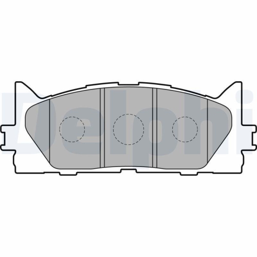 DELPHI set placute frana,frana disc