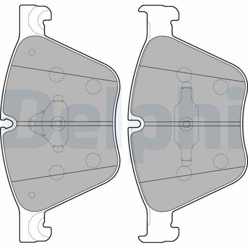 DELPHI set placute frana,frana disc