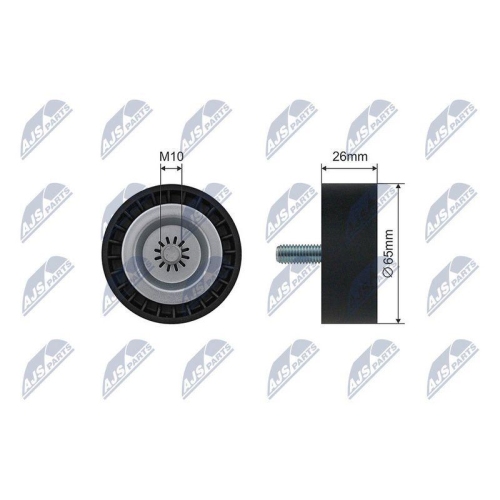 Rola ghidare curea transmisie Mercedes C-Class (W204), E-Class (W212), Sprinter 1.8-2.5 2006-, 500132