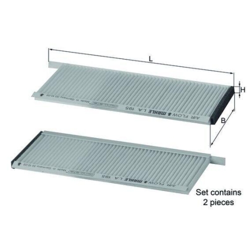 MAHLE Filtru, aer habitaclu