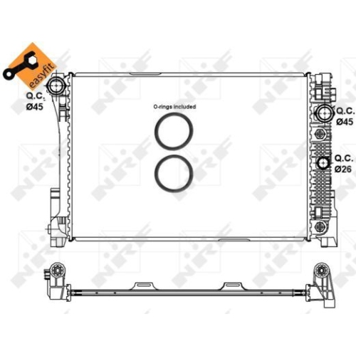 Radiator racire motor Nrf 58335