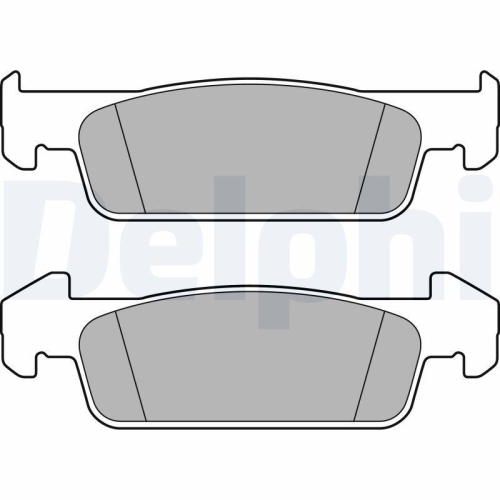 DELPHI set placute frana,frana disc